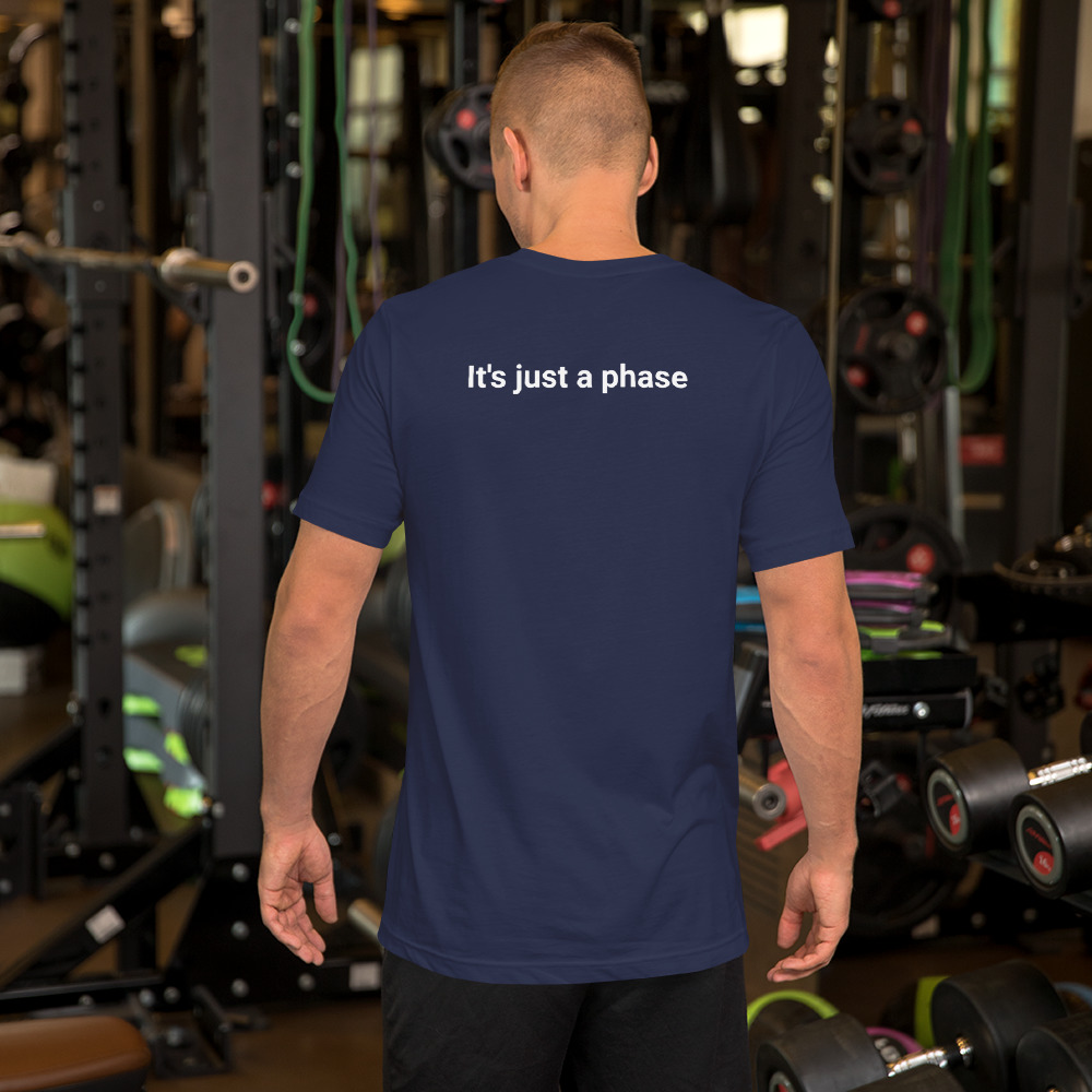 unisex-premium-t-shirt-navy-back-60a3f74786a39.jpg I'ts just a phase - Moon Phases T-Shirt 4