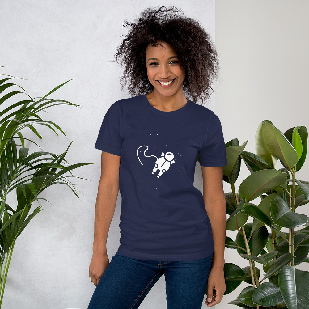 unisex-premium-t-shirt-navy-front-60ca3f4f3548f.jpg I need some space Unisex T-Shirt 4