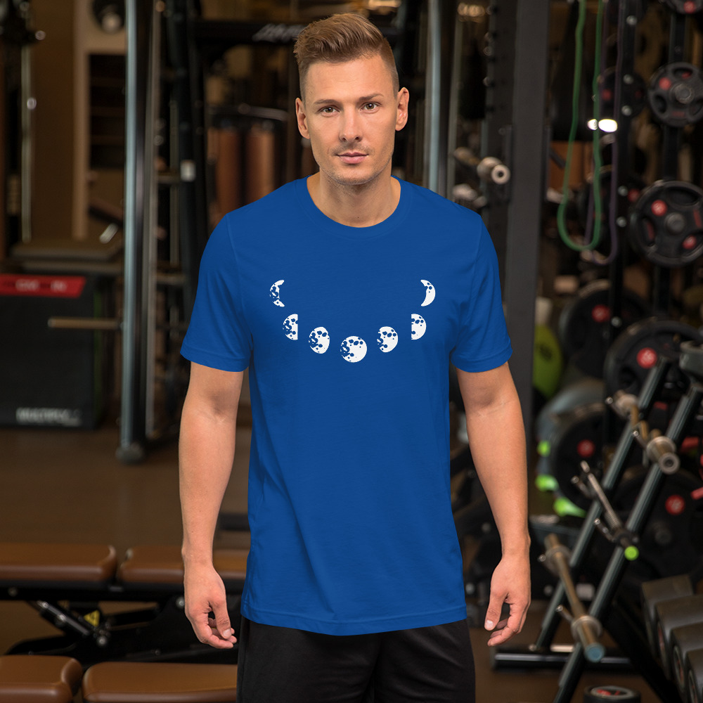 unisex-premium-t-shirt-true-royal-front-60a3f74788eb5.jpg I'ts just a phase - Moon Phases T-Shirt 9